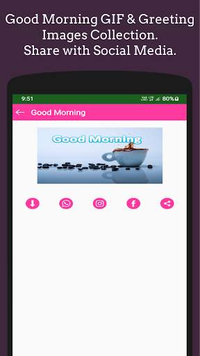 Good Morning GIF & Greetings  Collection скриншот 8