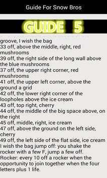 Guide For Snow Bros screenshot 5