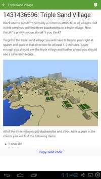 Seeds for Minecraft PE screenshot 2
