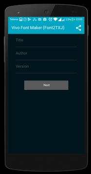 Vivo Font Maker[Font2Txj] screenshot 2