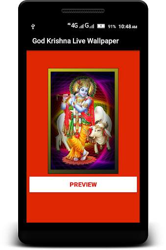 God Krishna Live Wallpaper screenshot 5