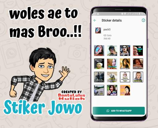 Stiker Jawa Lucu WA screenshot 4