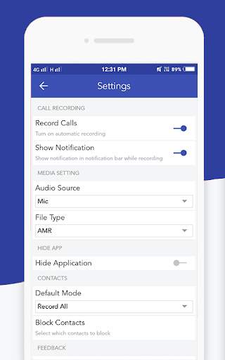 Auto Call Recorder : Hide App screenshot 3