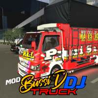 Mod bussid truk canter dj mino logo