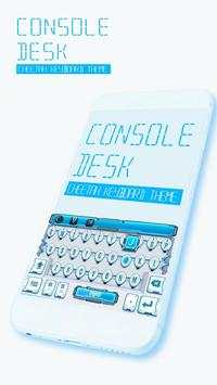 white 3d typewriter keyboard blue control screenshot 2