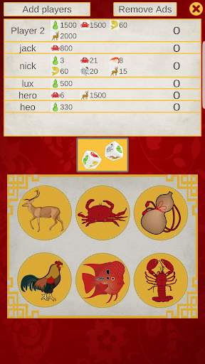 Fish Prawn Crab, 3D dice-game screenshot 1