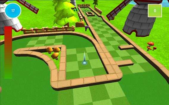 Mini Golf Challenge 3D Free स्क्रीनशॉट 1