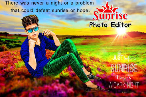 Sunrise Photo Editor screenshot 1