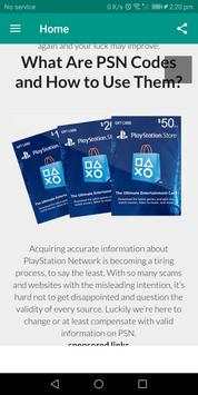 free psn codes generator скриншот 2