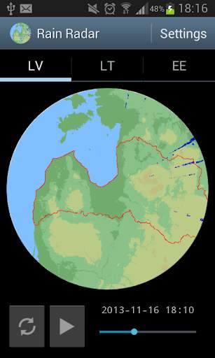 Rain Radar (EU, UK, DE, etc.) screenshot 2