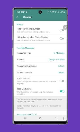 Plus Tele X Messenger screenshot 5