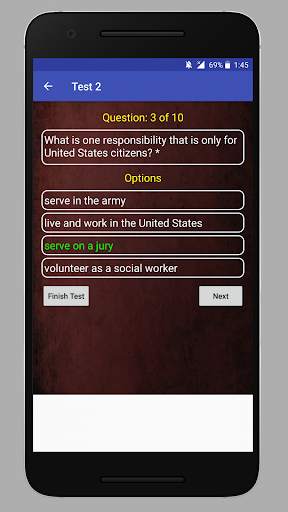 US Citizenship Test скриншот 5