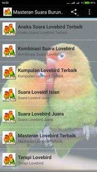 Suara Burung Lovebird Juara screenshot 3