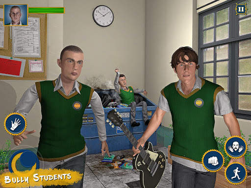 Real High School Fighting - Gangster Crime Sim 3D screenshot 14