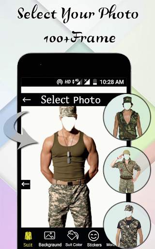 Army Suit Photo Montage screenshot 2