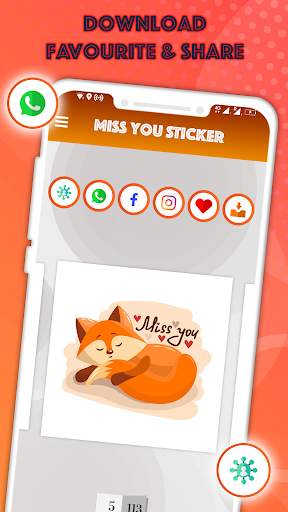Miss You GIF : Miss You Stickers For WhatAapp screenshot 3