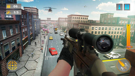 City Traffic Sniper Shooter screenshot 2