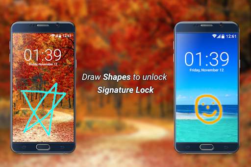 Signature Lock Screen скриншот 4