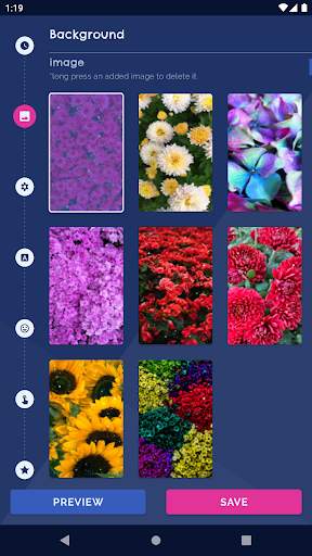 Flower Blossoms Spring Clock screenshot 1