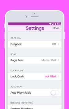 Diary With a Fingerprint Lock & passcode 6 تصوير الشاشة