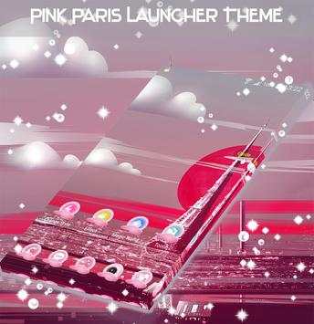 Pink Paris Launcher Theme screenshot 3