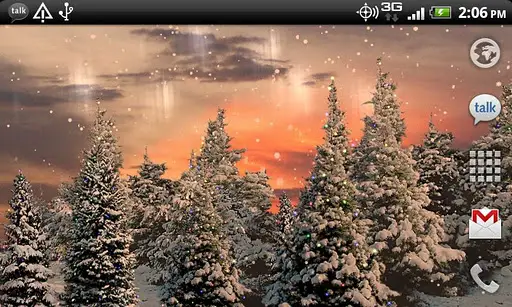 Snowfall Free Live Wallpaper screenshot 4
