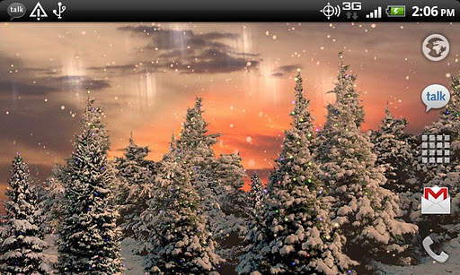 Snowfall Free Live Wallpaper screenshot 4