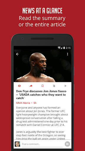 MMA Fighting News & Interviews screenshot 4