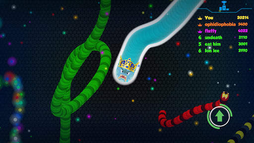 Snaky .io - Slither Battle With Masks screenshot 4