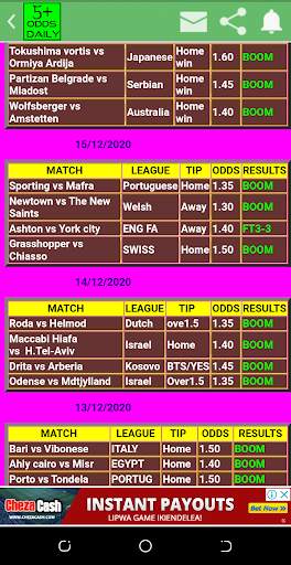 5+ODDS DAILY screenshot 3