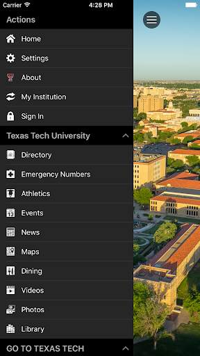 Texas Tech Mobile screenshot 1