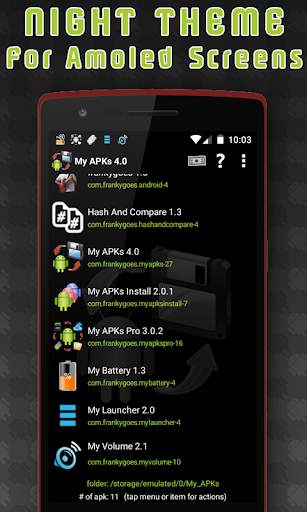 My APKs - backup restore share manage apps apk screenshot 3