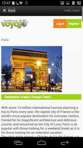 Voyajo: travel different way screenshot 5
