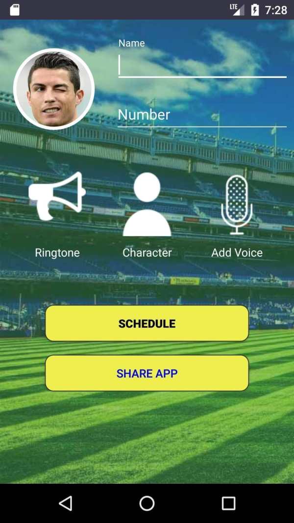 Call from Ronaldo Simulation screenshot 1