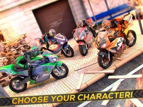 Moto Racing - Shooting Robots screenshot 6