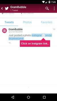 Gram Bubble for Instagram screenshot 1