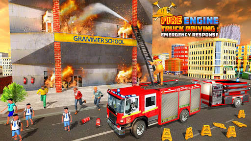 Fire Engine Truck Driving : Emergency Response screenshot 13