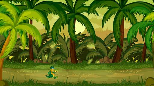 Funny Angry Crocodile Game Runner screenshot 2