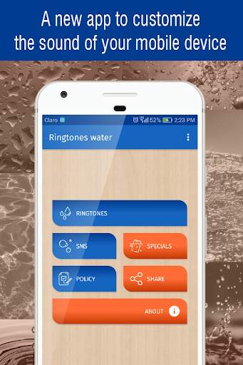 ringtones water for phone, water sounds free screenshot 1