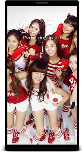 Girls' Generation Lock Screen 3 تصوير الشاشة