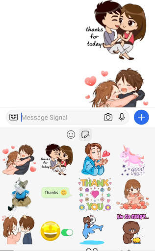 Signal Stickers & Animated screenshot 5