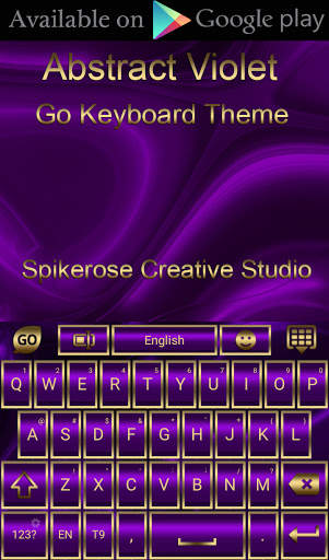 Abstract Violet Go Launcher theme screenshot 7