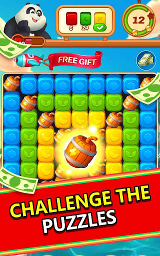 Panda Cube Smash - Big Win with Lucky Puzzle Games screenshot 9