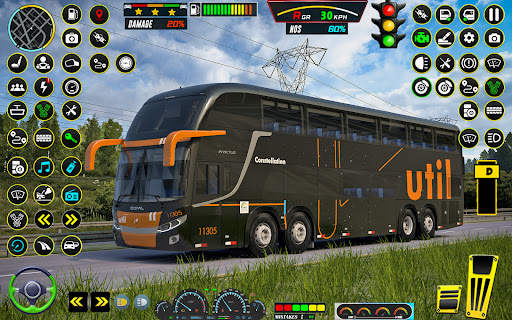 US Coach Bus Driving Bus Game screenshot 3
