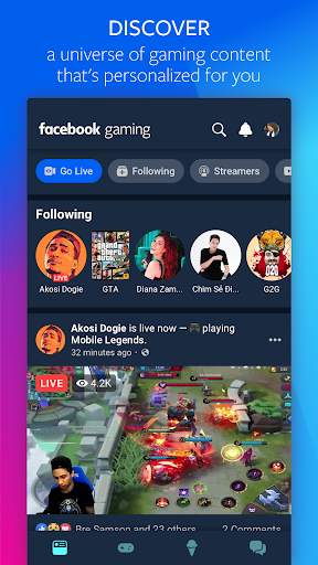 Facebook Gaming: Watch, Play,  screenshot 1