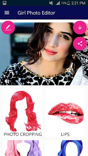 Girl Photo Editor Lab - Free Photo Editor Pro screenshot 3