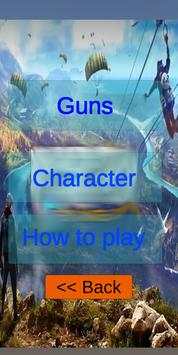 Free Fire  battleground survival guide screenshot 3