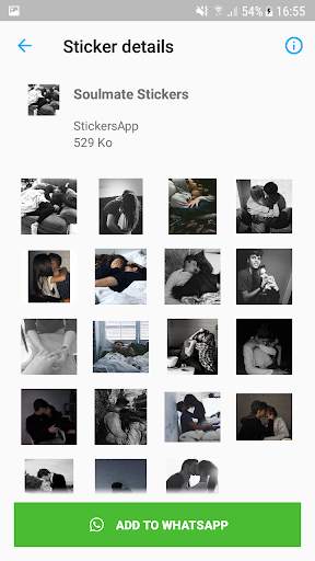 Soulmate Stickers for WhatsApp-WastickerApp screenshot 2