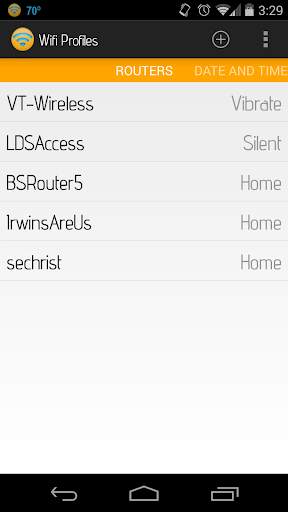 Wifi Profiles screenshot 1