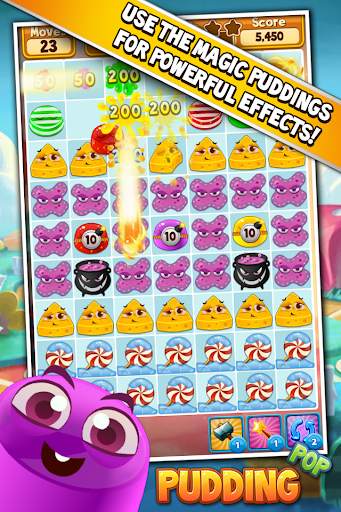 Pudding Pop - Connect & Splash Free Match 3 Game screenshot 2